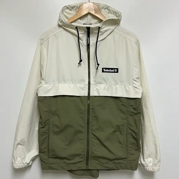 [BUNJANG] Timberland Two-Tone Color Block Hooded Windbreaker Jacket / [남자-95]Timberland 팀버랜드 투톤 배색 후드 바람막이