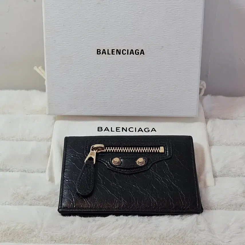 [BUNJANG] Balenciaga Black Classic City Mini Wallet / [완전 깨끗하고 예쁜] 발렌시아가 블랙 클래식 시티 미니 지갑