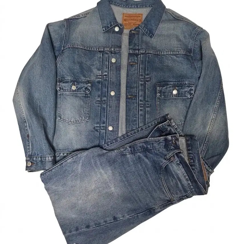 [BUNJANG] Outstanding 2nd Gen Selvedge Denim Setup Set M / 아웃스탠딩 2세대 셀비지 데님 셋업 M (105/32)