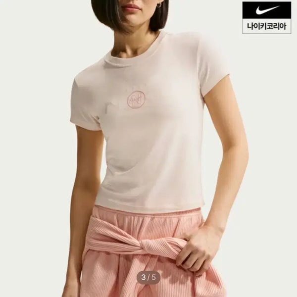 [BUNJANG] Nike Women's Crop T-Shirt IM3097-103 / 나이키 여성 크롭 티셔츠 NIKE IM3097-103