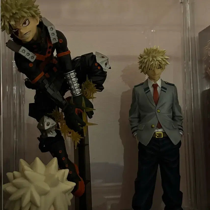 [BUNJANG] Katsuki Bakugo Figure Bundle Set (Kokoro No Ato B, Mashimatic 2, Soft Vinyl) / 급전 바쿠고 피규어 일괄 판매(이어지는 마음 b상, 매시매틱2, 소프비)