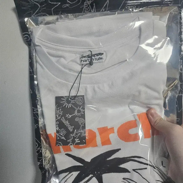 [BUNJANG] NATORI White T-Shirt - Size L / 나토리 티셔츠 화이트L 사이즈 팝니다