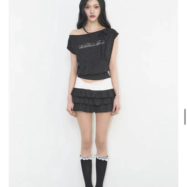 [BUNJANG] Illigo Skirt Pants (Black, Size S) / 일리고 스커트 팬츠 블랙 S 1회착용 (86000원)