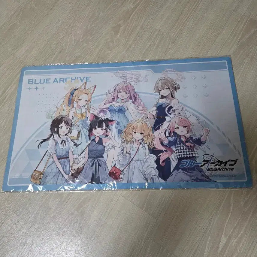 [BUNJANG] Blue Archive Lawson Collaboration Trinity Tea Party & Bandibu Desk Mat / 블루아카 로손 콜라보 티파티&방디부 장패드