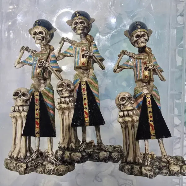 [BUNJANG] Egyptian Skull Figurine Set (3 Types) / 이집트 해골 피규어 3종 세트