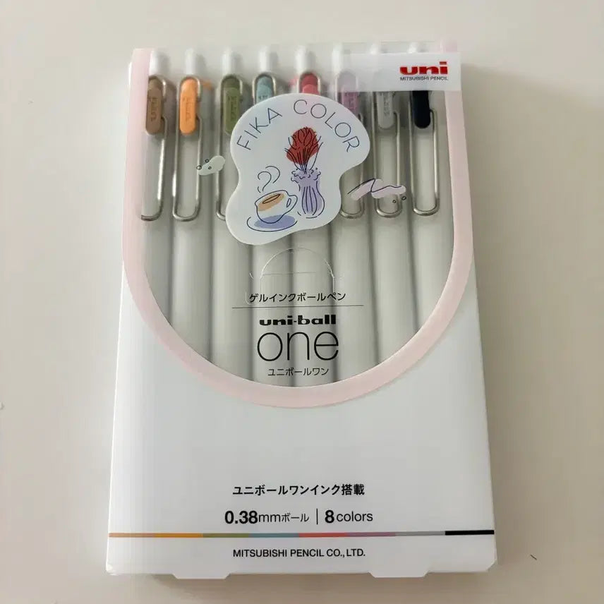 [BUNJANG] Uni-ball One F Pika 0.38mm 8 Color Set / (미개봉 새상품) 유니볼원 피카
