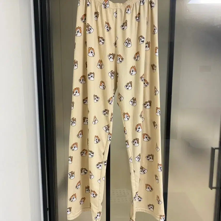 [BUNJANG] Disney Chip 'n' Dale Pajama Pants / 디즈니 칩앤데일 잠옷 파자마 바지