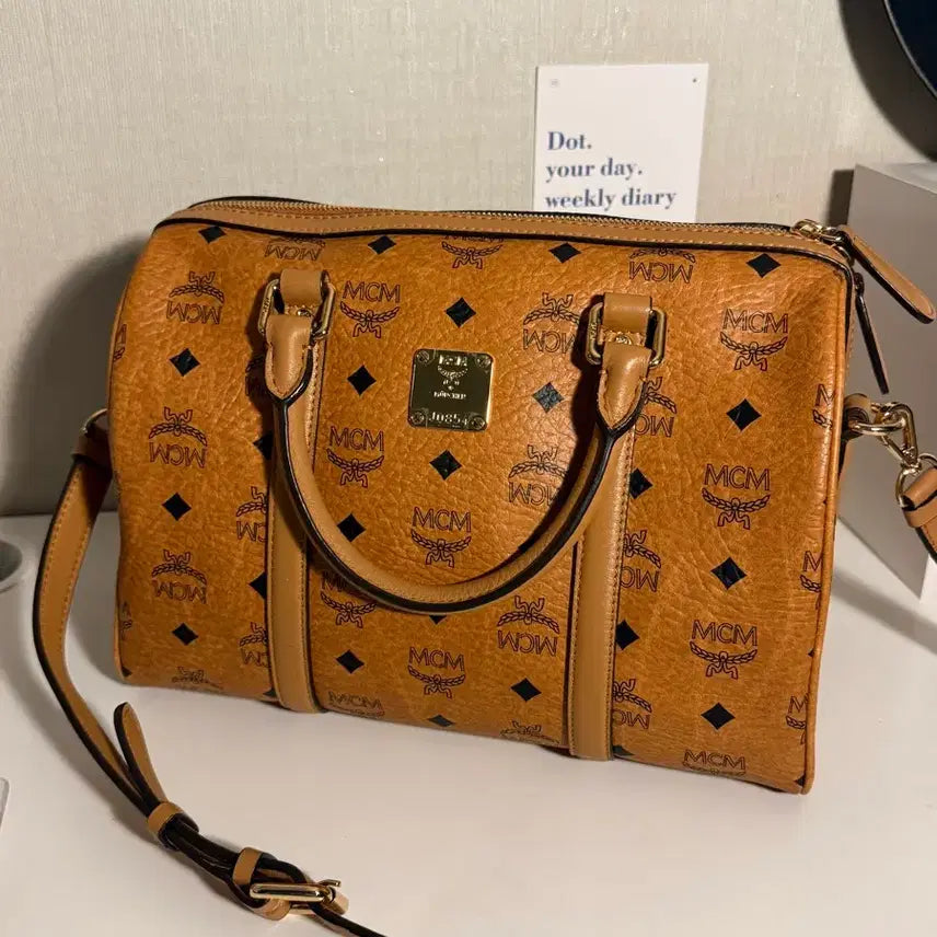 [BUNJANG] MCM Medium Boston Bag Vintage Visetos / MCM 미디움 보스톤백 빈티지 비세토스 (가방, 백, 빈티지백, 보스턴백)