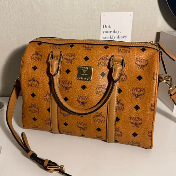 [BUNJANG] MCM Medium Boston Bag Vintage Visetos / MCM 미디움 보스톤백 빈티지 비세토스 (가방, 백, 빈티지백, 보스턴백)