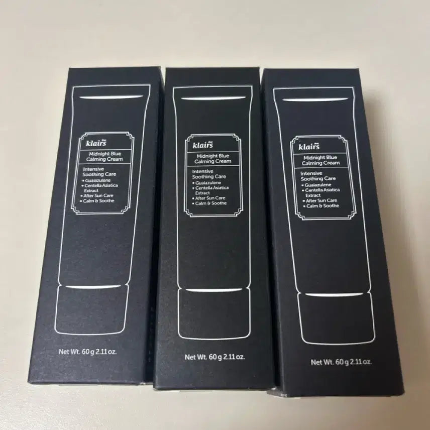 [BUNJANG] Klairs Midnight Blue Calming Cream 60g Set / 디클레어스 미드나잇 블루 카밍 크림 60g