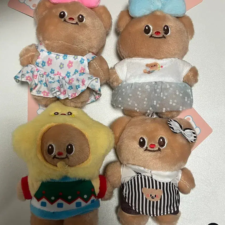 [BUNJANG] Butter Bear Keyring Bundle Set / 버터베어 키링 일괄