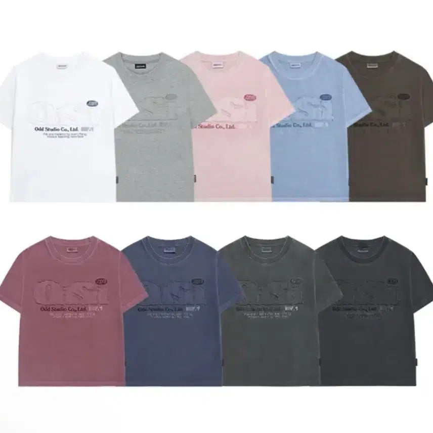 [BUNJANG] ODSD Pigment Damage T-shirt Light Pink / ODSD 피그먼트 데미지 티셔츠 Light pink