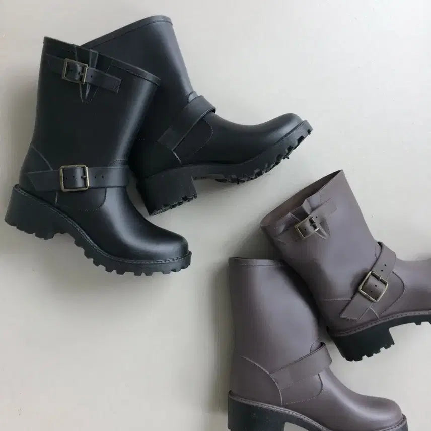 [BUNJANG] Buckle Boots / 버클 부츠 새상품