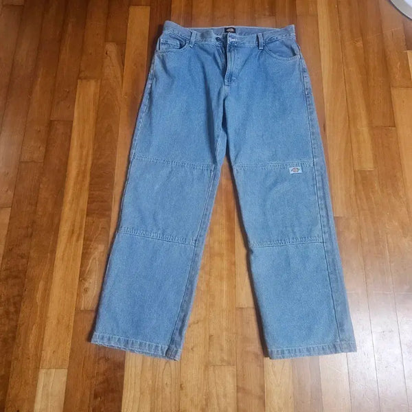 [BUNJANG] Dickies Double Knee 85283 Light Denim Pants / 디키즈 더블니 85283 라이트데님