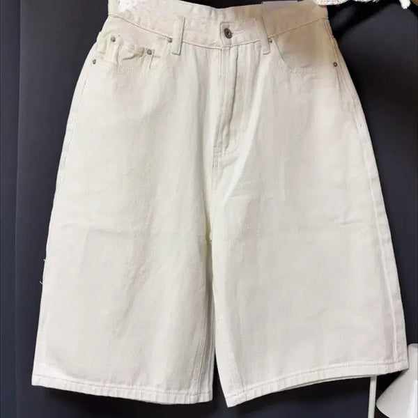[BUNJANG] White Bermuda Shorts - Size M / 화이트 버뮤다팬츠 새상품 M