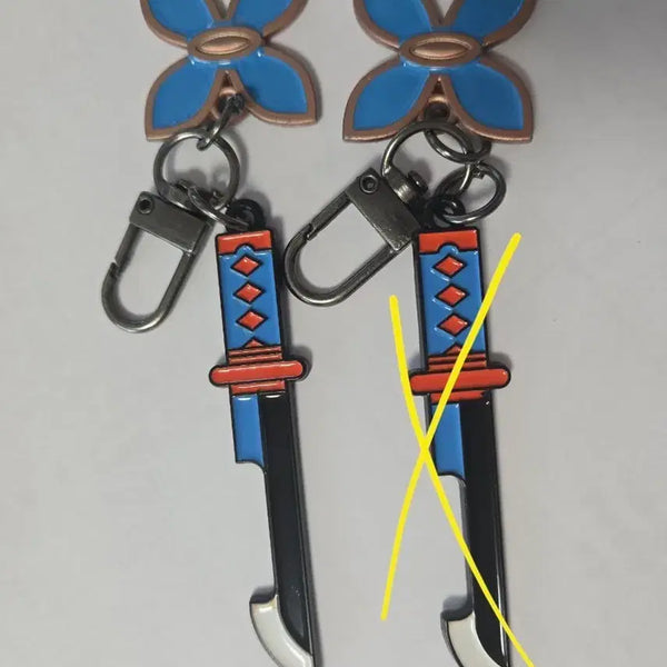 [BUNJANG] Demon Slayer Nichirin Blade Keychain / 귀멸의칼날 일륜도 키링 판매합니다