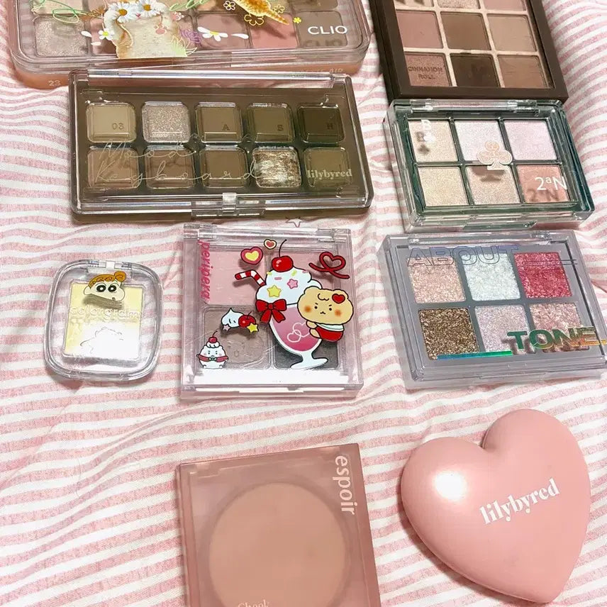 [BUNJANG] Bundle Set of Makeup Palettes and Singles (Various Brands) / 봄웜/핑잘봄/여뮽 색조 일괄판매