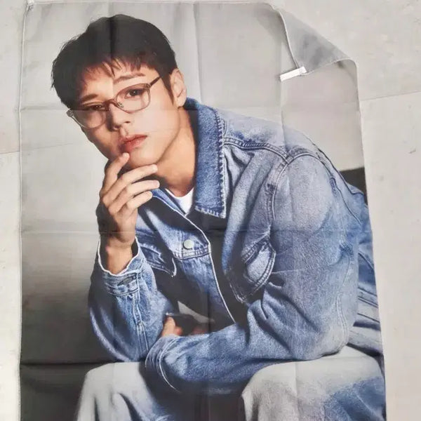 [BUNJANG] Park Jihoon Kichicken Advertising Fabric Poster Bundle Set / 박지훈 광고템 기영이치킨 페브릭 포스터