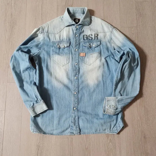 [BUNJANG] G-STAR RAW Washed Denim Shirt / G-STAR RAW 데님 셔츠 // 지스타로우 남방