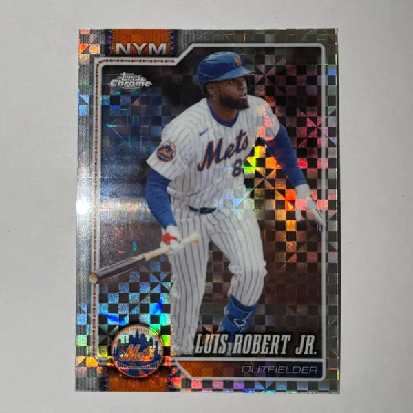 [BUNJANG] New York Mets Luis Robert Jr. Extractor Tops Chrome MLB Baseball Card / 뉴욕 메츠 루이스 로버트 주니어 엑스프렉터 탑스크롬 MLB 야구 카드
