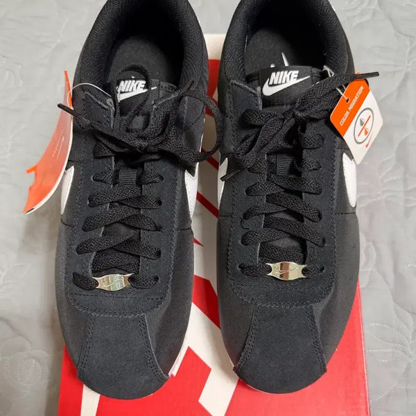[BUNJANG] Nike Cortez Nylon Black White Size 260 / 나이키 코르테즈 검흰 나일론 260