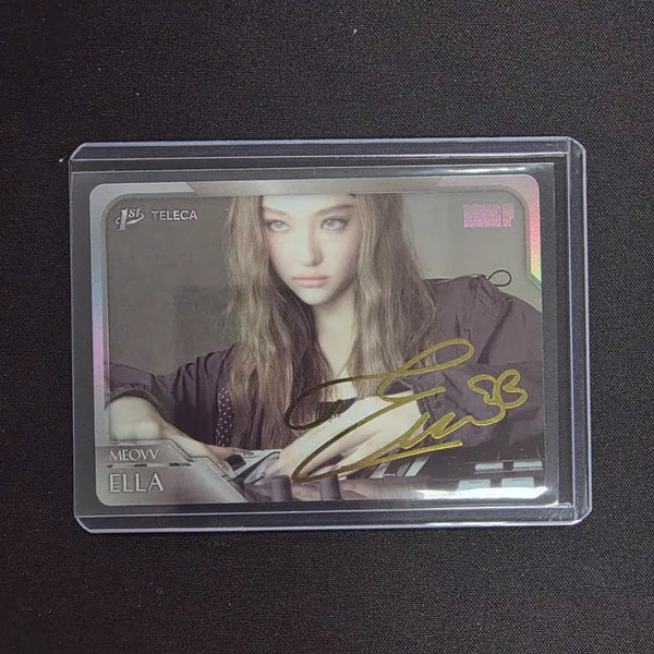 [BUNJANG] Teleca Myao Ella Printed Autograph Card 2026 / 2026 테레카 미야오 엘라 인쇄 사인 카드