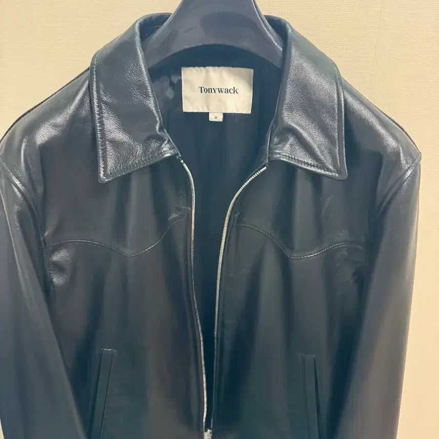 [BUNJANG] Tonywack Leather Western Crop Jacket / 토니웩 레더 웨스턴 크롭 자켓