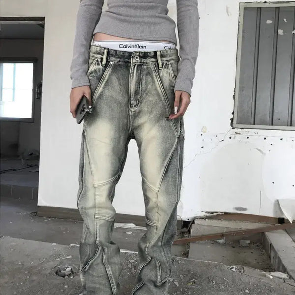 [BUNJANG] Kyoii GRIND ZIP CARGO PT (Blue) Cargo Pants / Kyoii GRIND ZIP CARGO PT(BLUE) 그라인드 집 카고 팬츠 바지 블루
