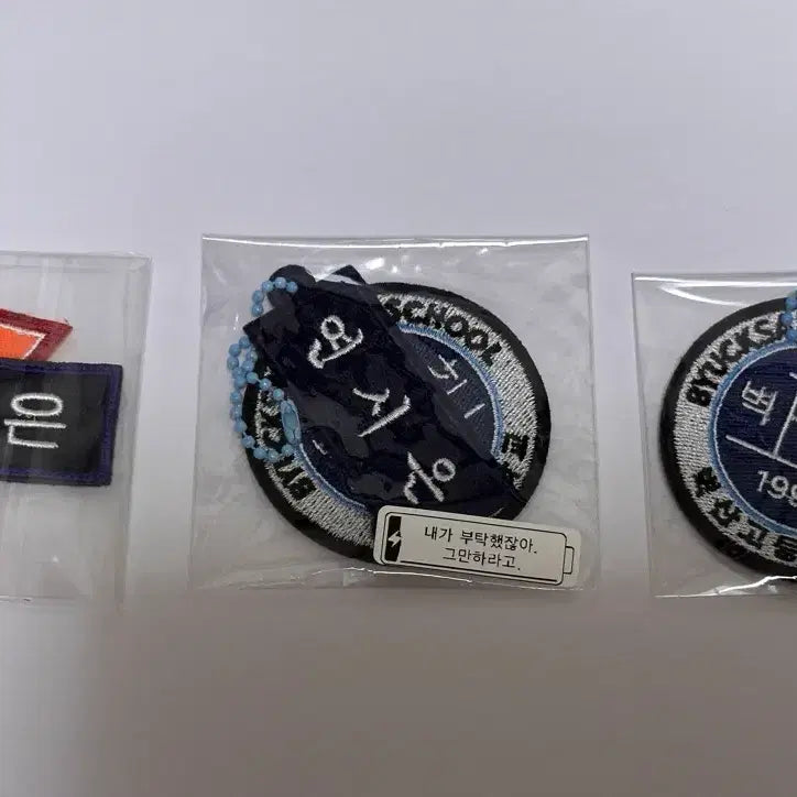 [BUNJANG] Weak Hero Class 1 Bundle Set: Yeon Si-eun & Ahn Su-ho Wappen Keyrings / 일괄판매) 약한영웅 박지훈 연시은 최현욱 안수호 벽산 은장 와펜 키링