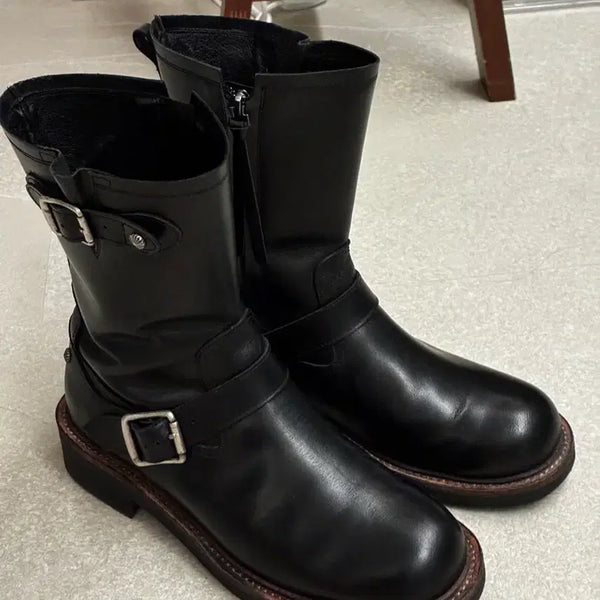 [BUNJANG] Romantic Move Engineer Boots / 로맨틱무브 엔지니어부츠