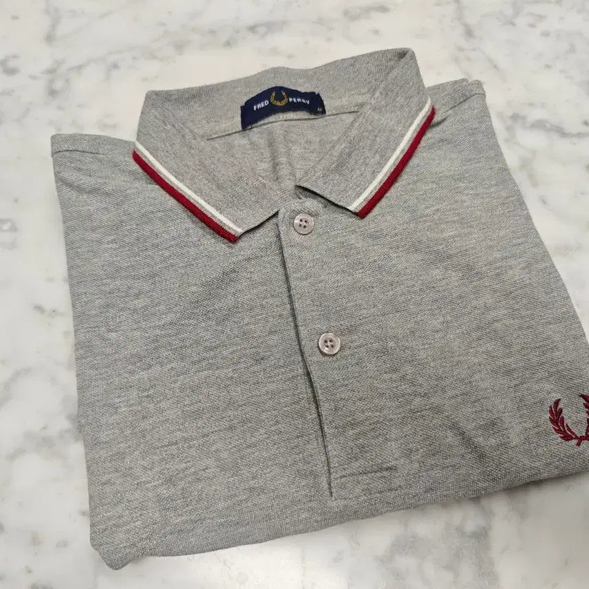 [BUNJANG] Fred Perry Short Sleeve Shirt / 프레드 페리 반팔 셔츠