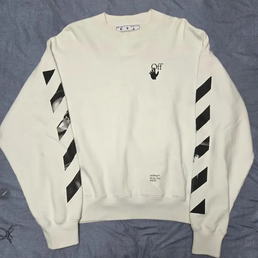 [BUNJANG] Off-White White Arrow Sweatshirt M / [정품] 오프화이트 화이트 애로우 맨투맨 M