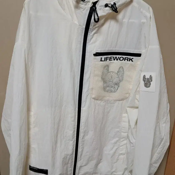 [BUNJANG] Life Work Mesh Pocket Hooded Windbreaker Jacket M / 정품 라이프워크 메쉬포켓 후드 윈드브레이커 자켓 M(95~105)