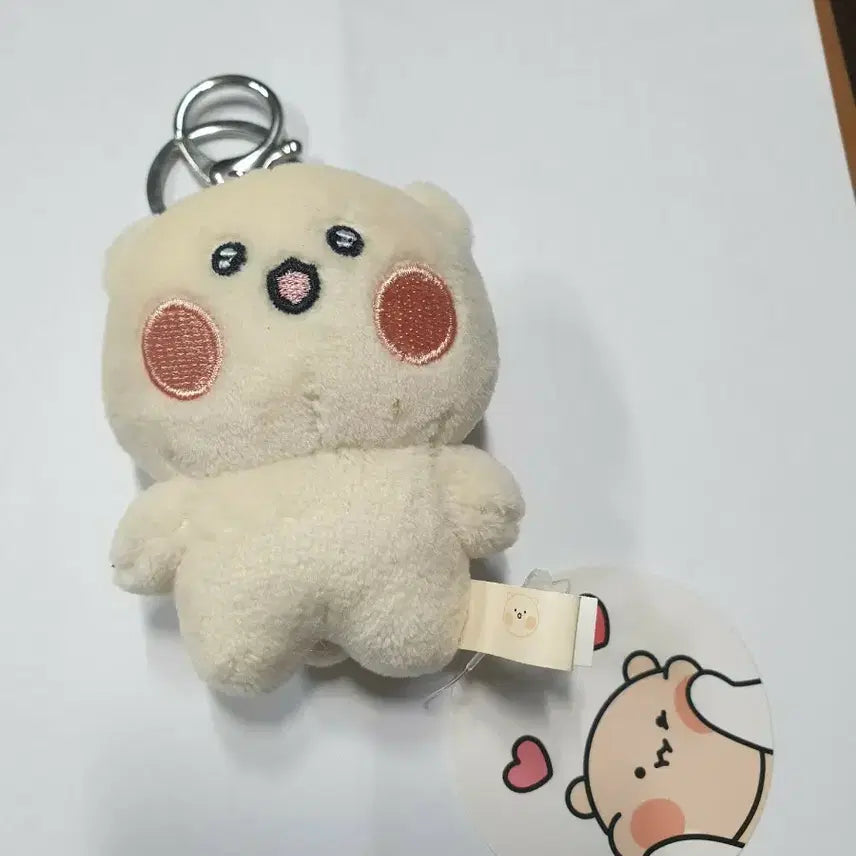 [BUNJANG] Bear & Rabbit Plush Keychain 8cm / ~10/5)곰돌찡토끼찡 인형 키링 8cm