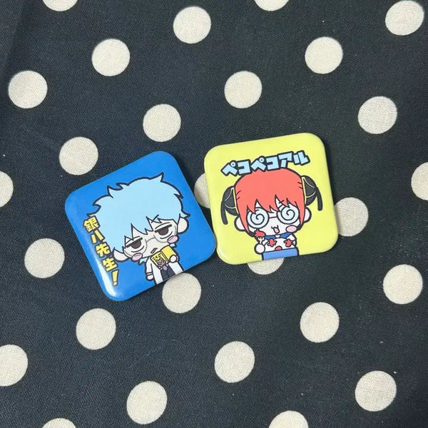 [BUNJANG] Gintama Gintoki, Kagura, Ginpachi Unofficial Badges Bundle Set / 은혼 긴파치 카구라 긴토키 비공식 뱃지 일괄