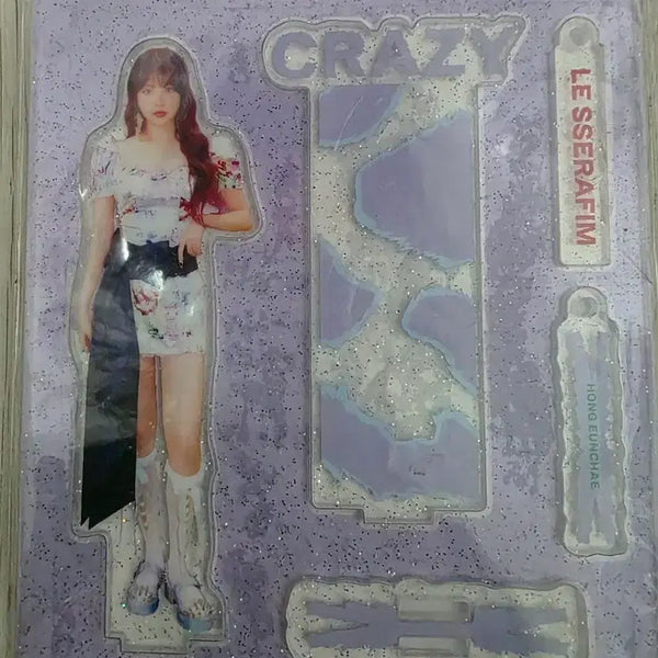 [BUNJANG] LE SSERAFIM Hong Eunchae Acrylic Stand 'CRAZY' / [B06] 르세라핌 홍은채 아크릴 스탠드