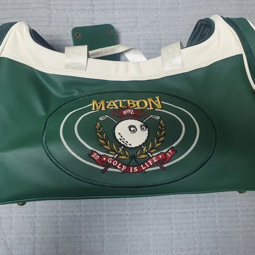 [BUNJANG] Malbon Golf Boston Bag Green / 말본 골프 보스턴백 그린