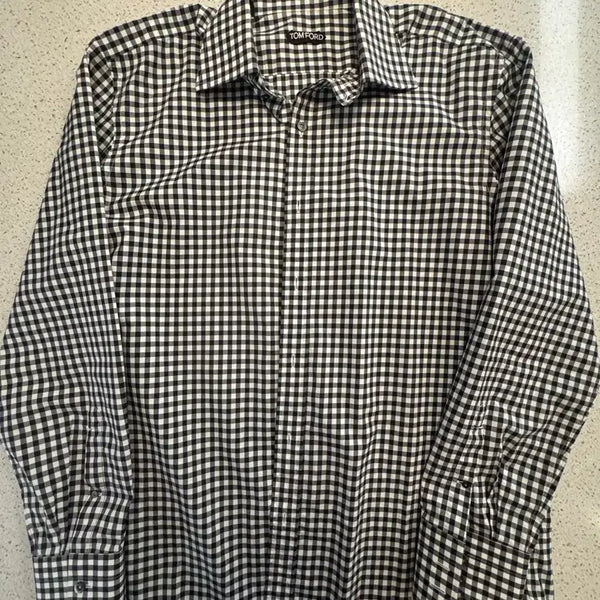 [BUNJANG] Tom Ford Check Shirt / 톰포드 셔츠