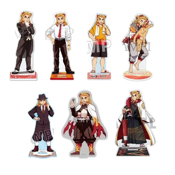[BUNJANG] Demon Slayer Rengoku Acrylic Stand Set (7 Items, Sealed) / (미개봉) 귀멸의 칼날 렌고쿠 아크릴 스탠드 7점 일괄 귀멸제 크래프트홀릭 라쿠스파