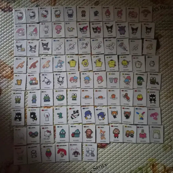 [BUNJANG] Sanrio Sticker Collection (94 pcs) / 산리오 띠부씰 일반씰 102종중 94장 일괄판매합니다