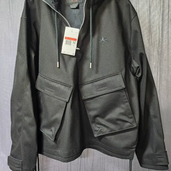 [BUNJANG] Jordan x Travis Scott Half Zip Jacket Black / 조던 x 트래비스 스캇 하프 집 자켓 블랙