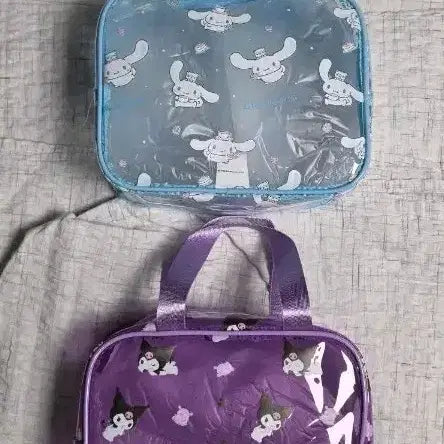 [BUNJANG] Cinnamoroll & Kuromi Pouch Set (2 Types) / 시나모롤, 쿠로미 파우치 2종 묶음