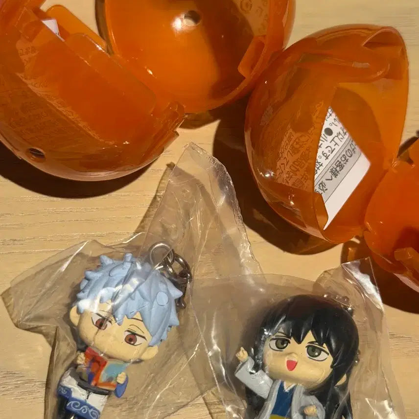 [BUNJANG] Gintama Tsumande Tsunami Get Gintoki Katsura Figure Set / 은혼 대롱 가챠 쯔만데 쯔나겟데 긴토키 가츠라 세트 판매