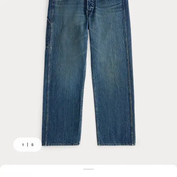 [BUNJANG] RRL Jacquard Denim Pants / [34x32] rrl 빈파포자 자카드 데님