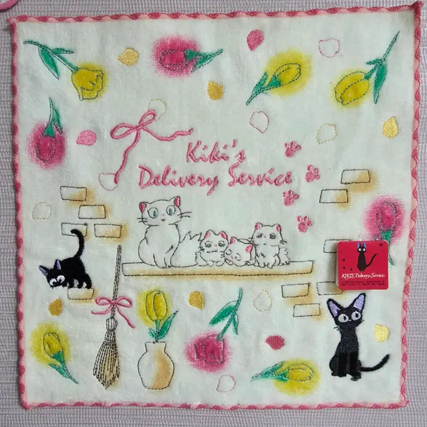 [BUNJANG] Ghibli Kiki's Delivery Service Handkerchief / 지브리 마녀배달부키키 손수건