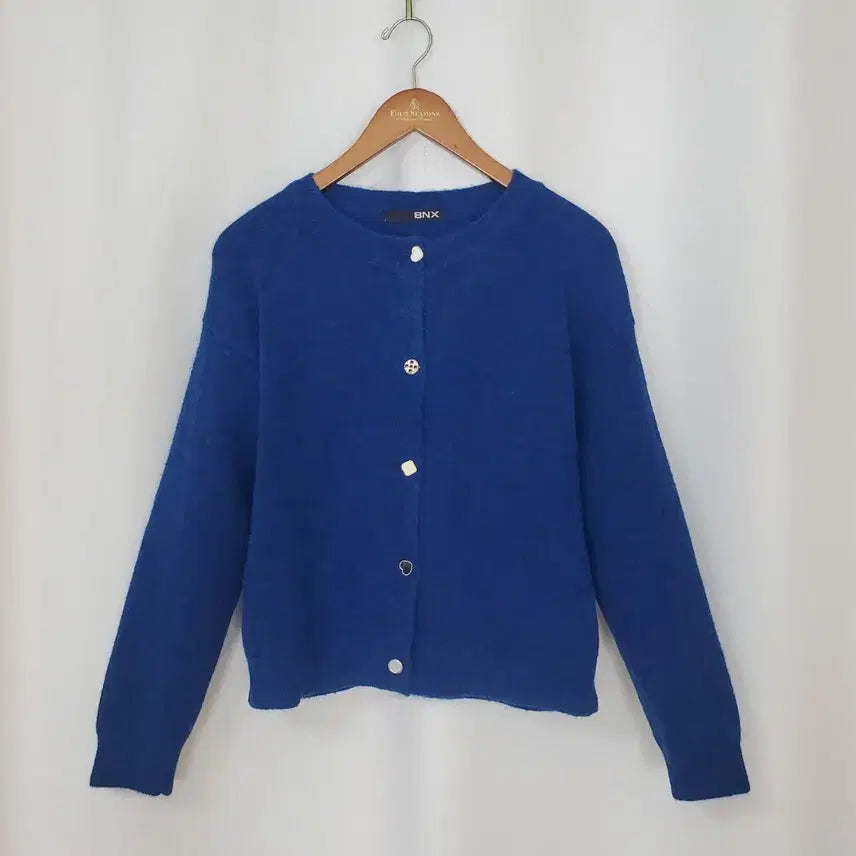 [BUNJANG] BNX Royal Blue Knit Cardigan / (새제품)BNX 니트가디건 free 2025년식