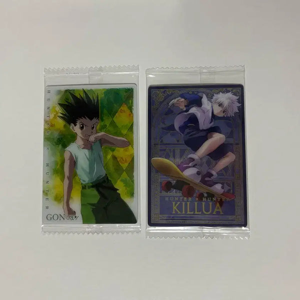 [BUNJANG] Hunter x Hunter Gon & Killua Wafer Card Bundle Set / 헌터헌터 곤 키르아 웨하스 일괄 양도