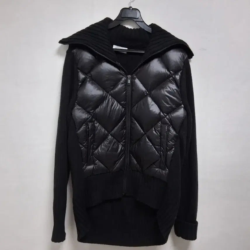 [BUNJANG] Cacharel Paris Quilted Knit Zip-Up Jumper / 캐쉬렐 파리스  퀼팅 니트 집업