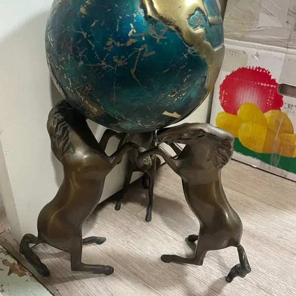 [BUNJANG] Korean Horse Figurine / 높이약 34 3족지구 국산말 20-@/