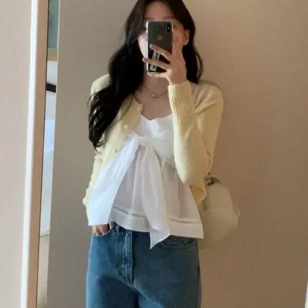 [BUNJANG] LePlain Mabel Blouse (M) / 르플레인 마벨 블라우스M